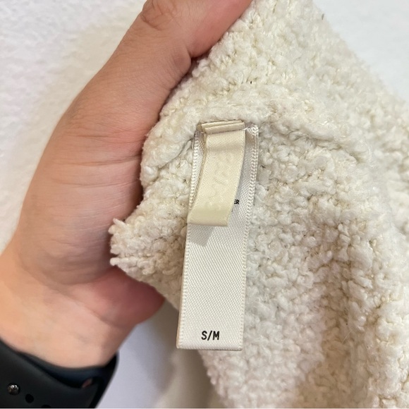 Skims Cozy Knit Cropped Tank Top White Women’s Size Small / Medium - Picture 3 of 3